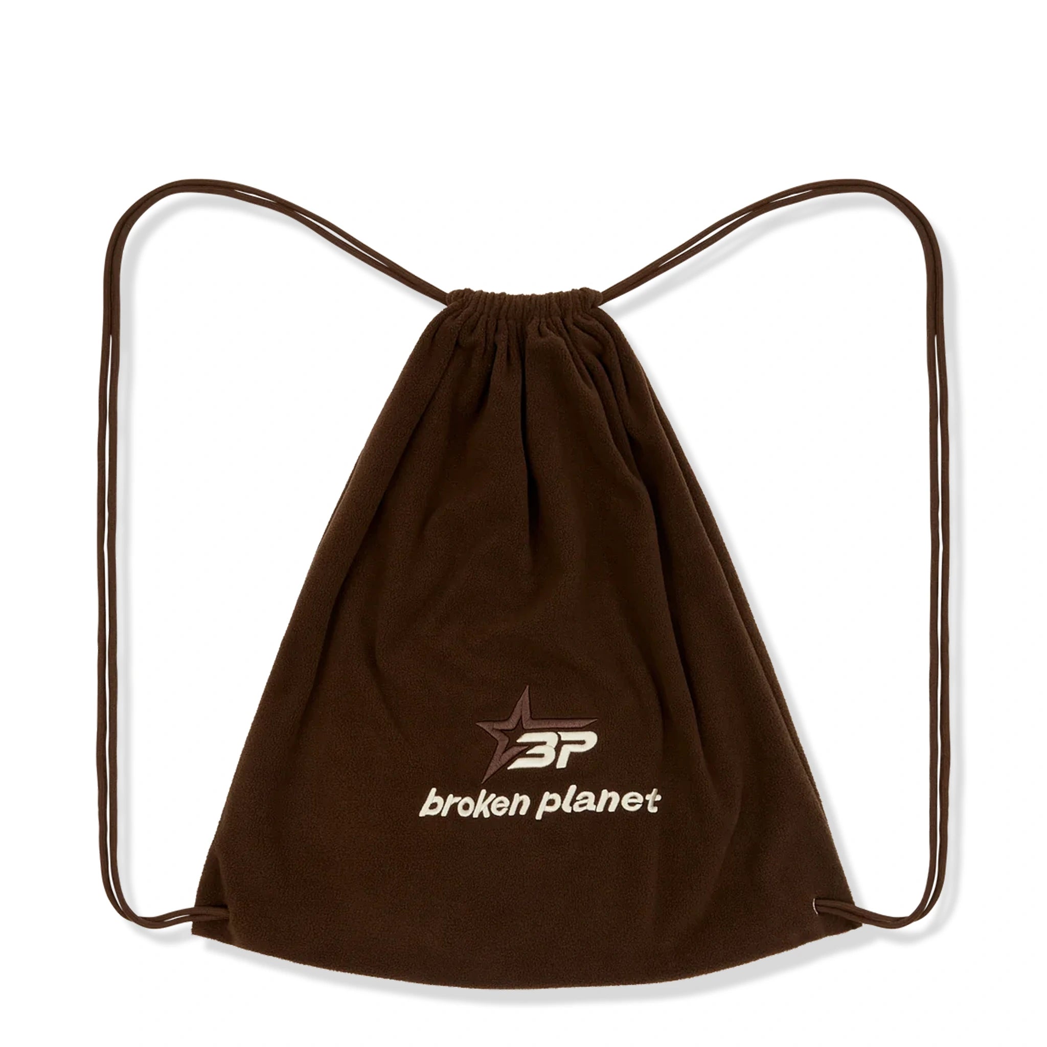 Bag view of Broken Planet Mocha Polar Fleece BP-PL-FL-M_BROWN